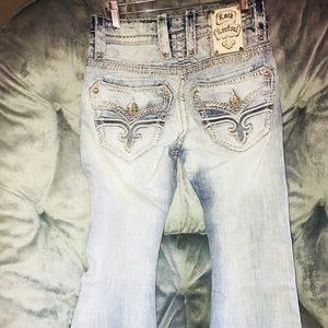Rock revival men’s jeans